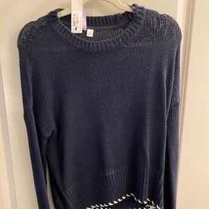 Navy blue sweater